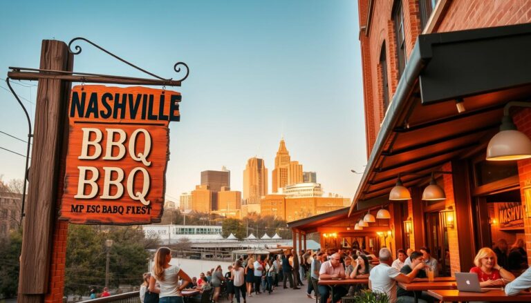 BBQ ribs and pulled pork Nashville