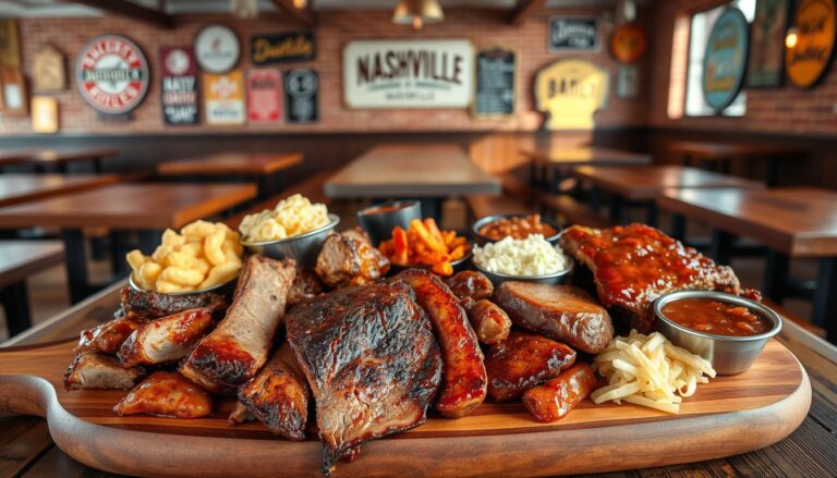 bbq sampler platter nashville
