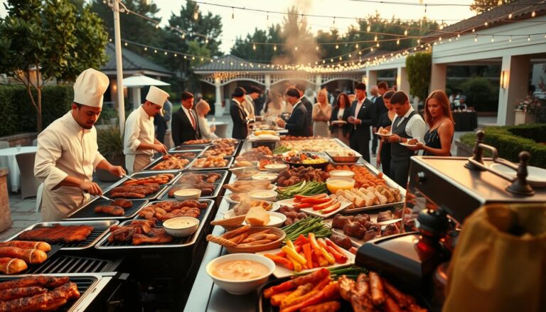 BBQ catering for corporate events.
