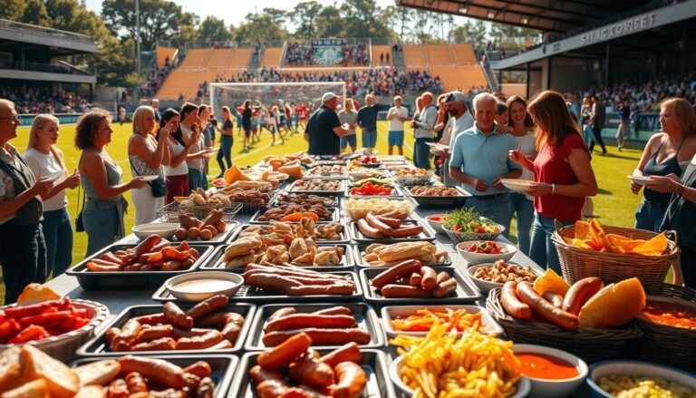 BBQ catering for sports gatherings